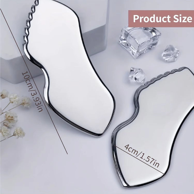 New Stainless Steel Body Facial Gua Sha Tool Facial & Neck Massage Tool for Blood Circulation Body Lymphatic Drainage Massager