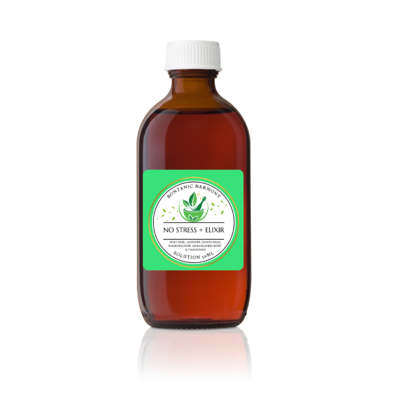 No Stress + Elixir Tincture with Ashwagandha Root