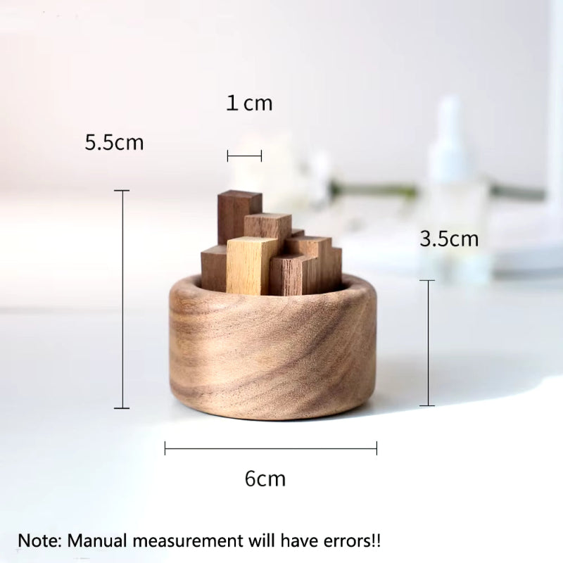 Creative Wooden Aromatherapy Interior Fragrance Expanding Fragrance Essential Oil Reed Aroma Diffuser Stick Room Fragrances