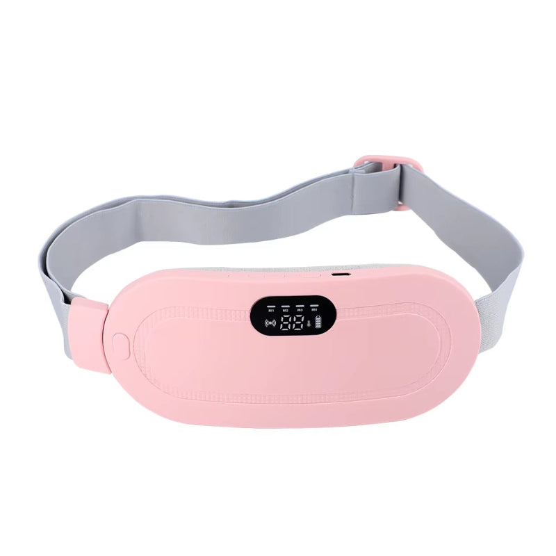 Electric Heating Pad Women Vibrator Period Pain Relief Device Menstrual Cramp Massager Blood Circulation Abdominal Belt Warmer