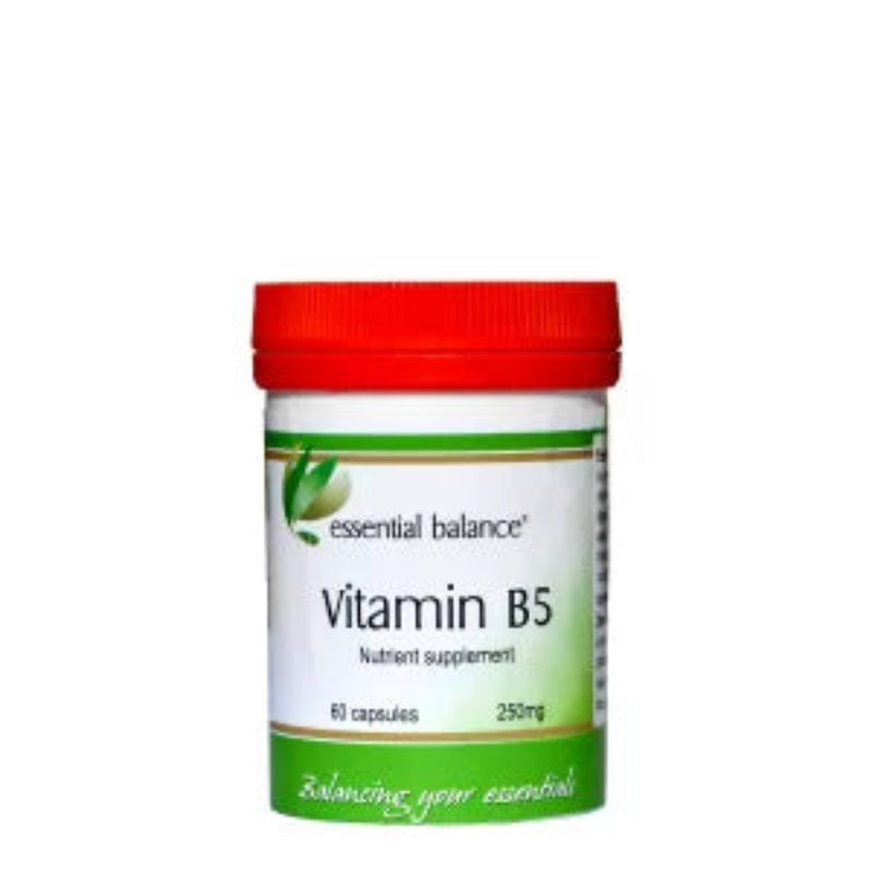 Essential Balance Vitamin B5 – Pantothenic Acid 60 Caps