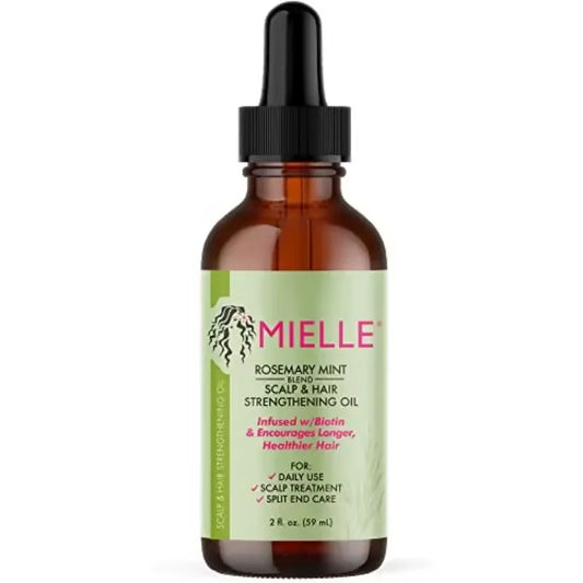 Original Mielle Rosemary Mint Scalp Hair Strengthening Oil Nourishes and Strengthens Scalp Repair Split Ends Hair Essential Oil