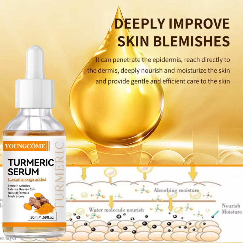 Turmeric Facial Essence Can Penetrate the Epidermis , Deeply Nourishing Providing Gentle and Efficient Care for the Skin